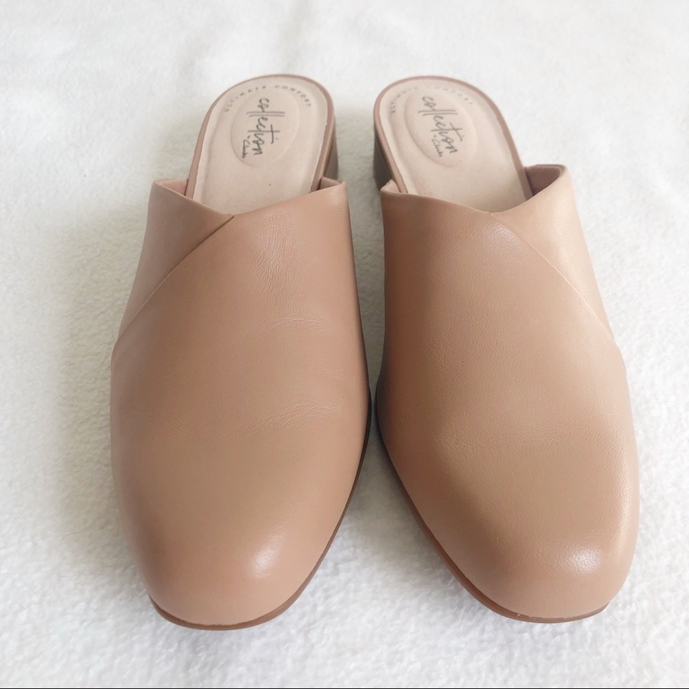Clarks Juliet Willow Women’s Leather Mule in Color Praline, size US 10 Narrow - Picture 10 of 16